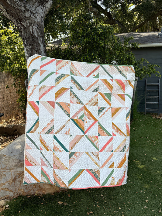 Scrappy Happy Baby Quilt - And a Block Tutorial